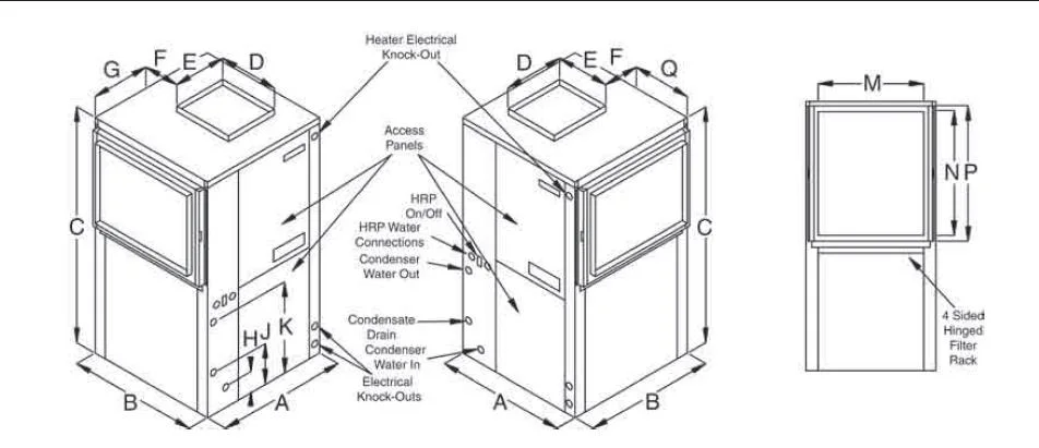 15kw Variable Speeds Blower Rooftop Packaged Unit Central Air Conditioning System