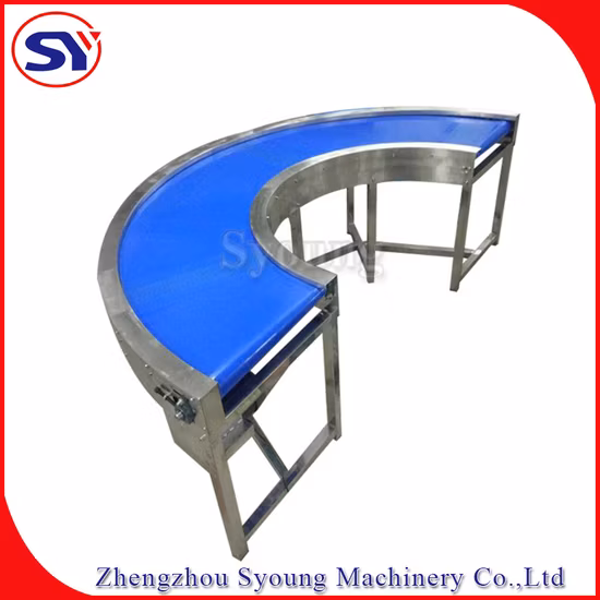 マテリアルハンドリングコンベヤ PVC/PU/ステンレス鋼ベルトコンベヤ、食品加工産業用